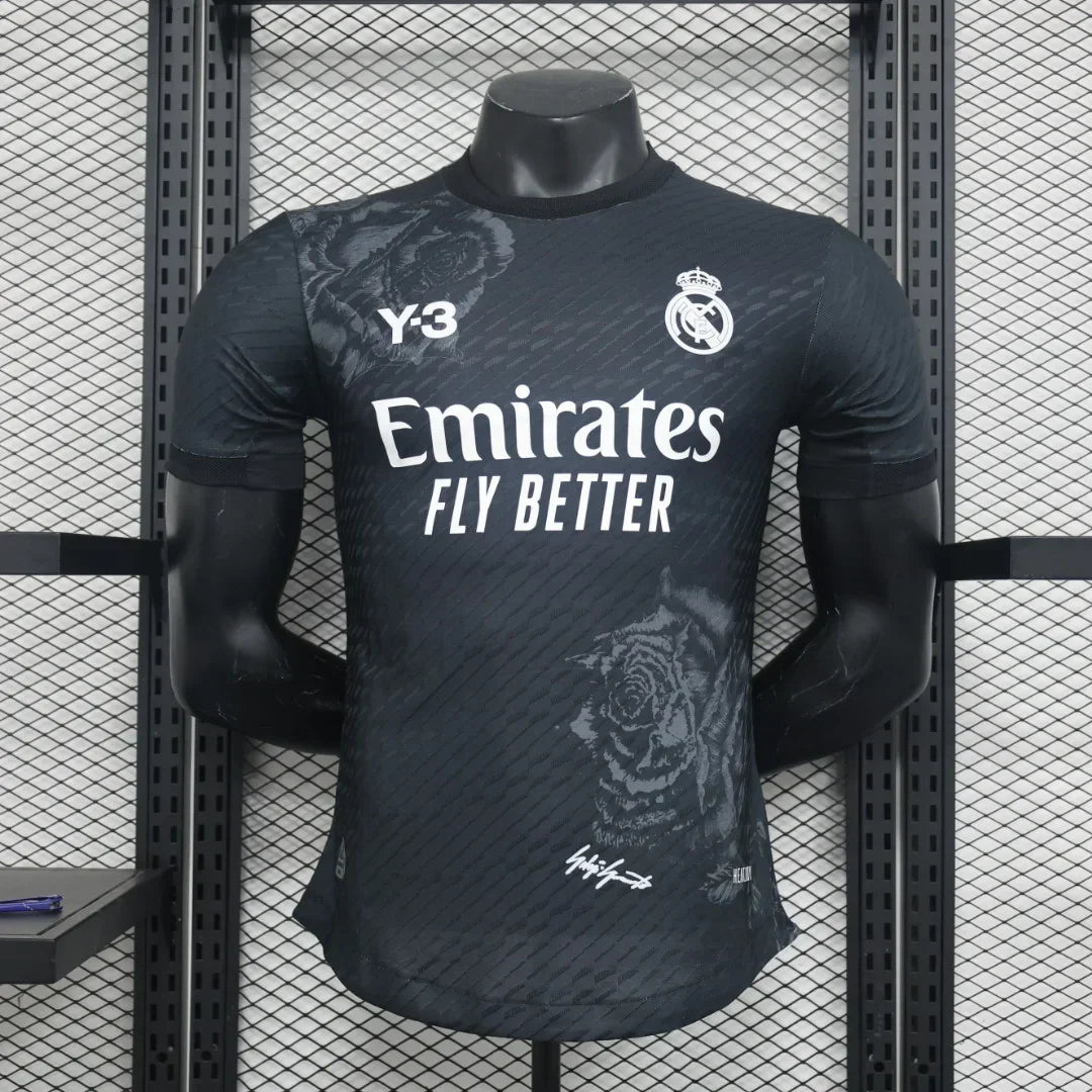 Maglia Real Madrid foot Y3 nero 2024 2025