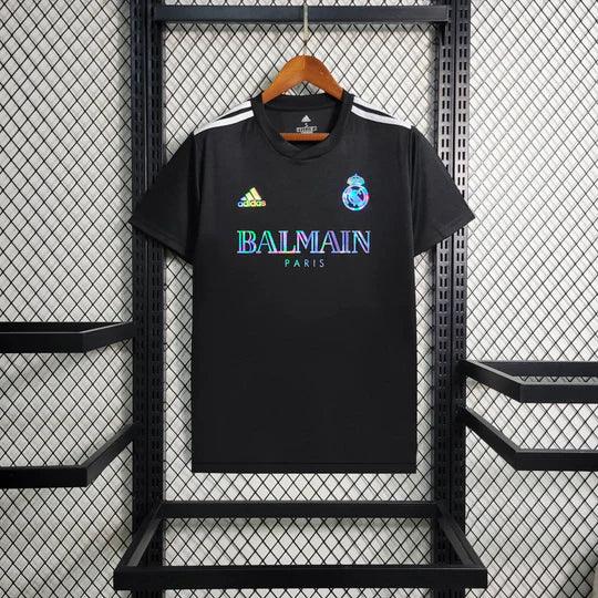 Maglia Real Madrid foot Balmain Nero 2023 2024