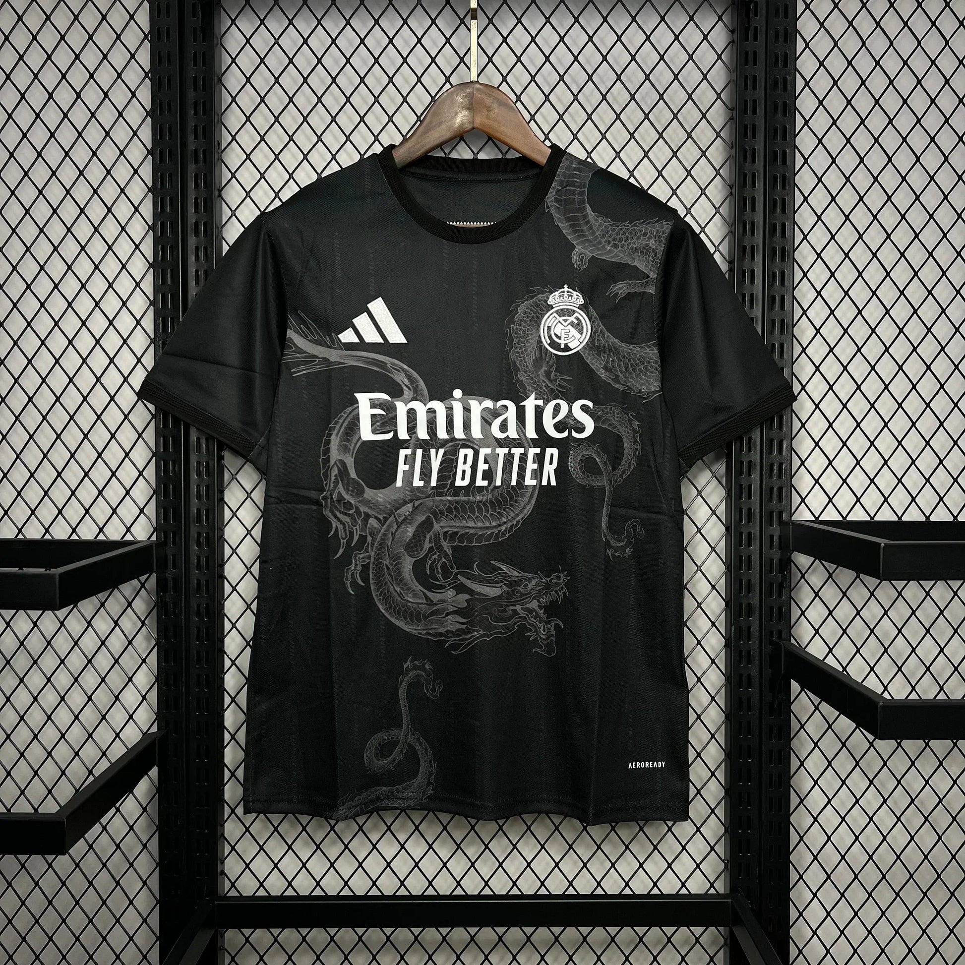 Maglia Real Madrid foot 2024 2025 Nero