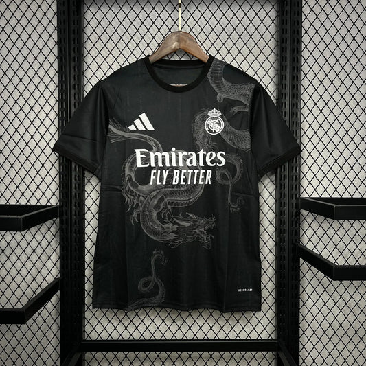 Maglia Real Madrid foot 2024 2025 Nero