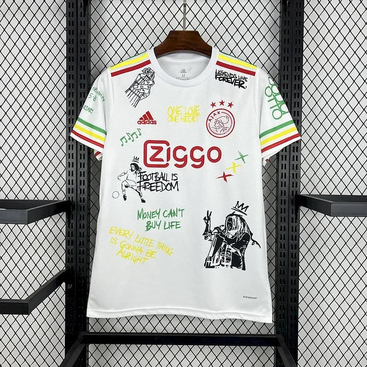 Ajax Amsterdam Bob Marley maglia foot 2025 2026