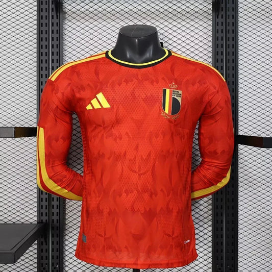Maglia Belgio maniche lunghe Coppa del Mondo 2026