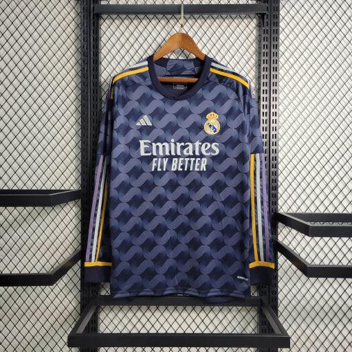 Maglia Real Madrid Away2023 2024 maniche lunghe