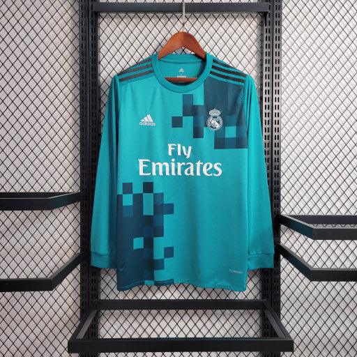 Maglia Real Madrid 2017 2018 maniche lunghe retro