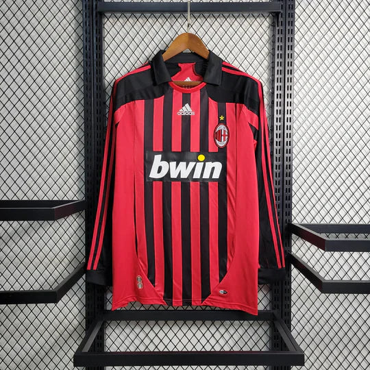 Maglia AC Milan Retro 2007 2008 Maniche Lunghe
