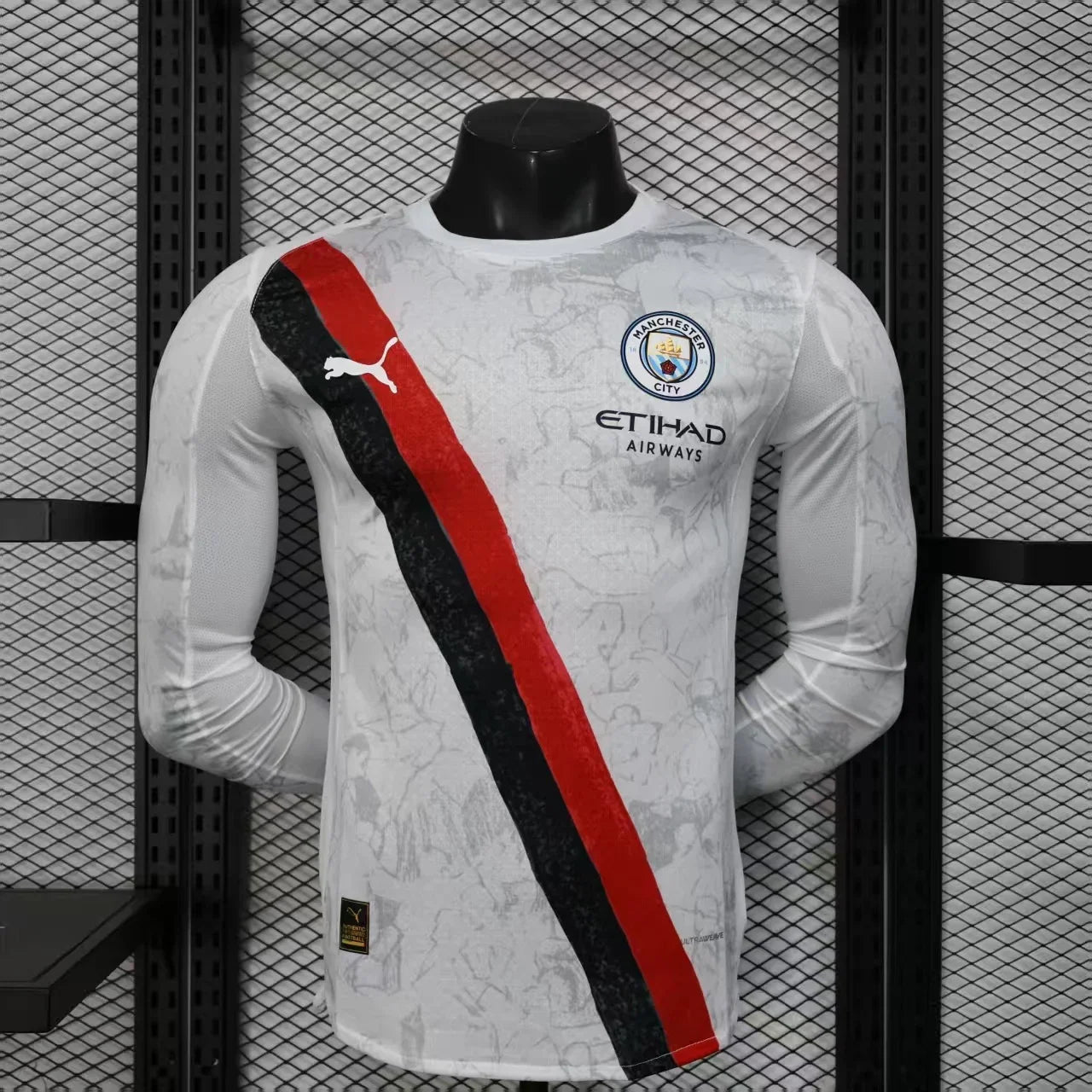Maglia Manchester City away maniche lunghe 2025-26