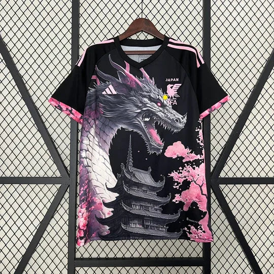 Maglia Japon stagione 2023-2024 edizione spéciale dragon nero et rose