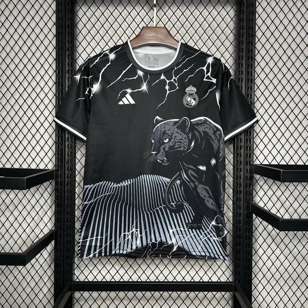 Maglia Real Madrid Nero & Gris Panther 2024/25