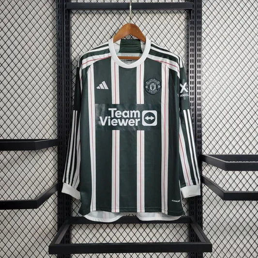 Maglia Manchester United away 2023 2024 maniche lunghe