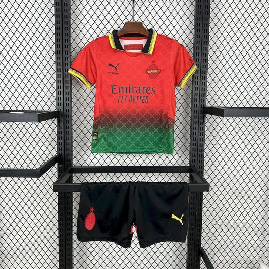 Kit Bambino AC Milan concept 2025-26
